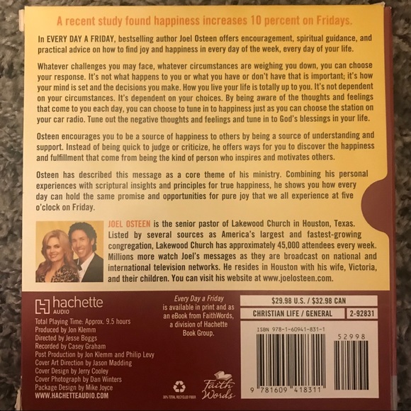 Set of 2 Joel Osteen Audiobooks - Picture 5 of 5